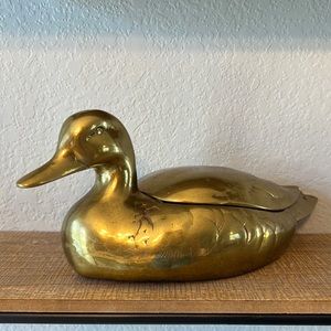 Rosenthal Netter Brass Tinket Box Duck